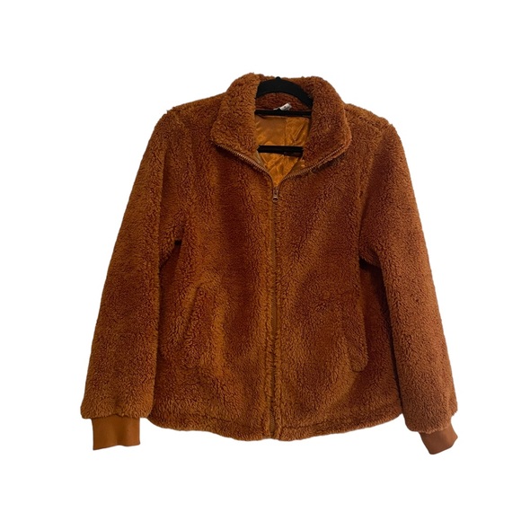 J. Crew Jackets & Blazers - J Crew teddy bear brown fur jacket size small coat